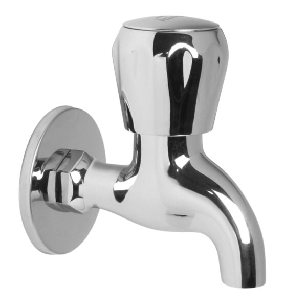 Short Bib Cock with Wall Flange - Conti