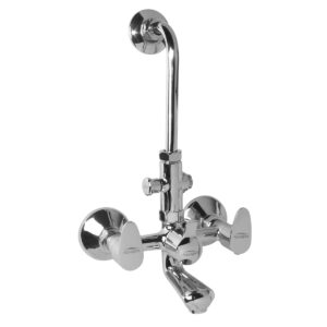 Wall Mixer 2-in-1 with Crutch/Bend FOAM FLOW (with Cartridge System) - Glow