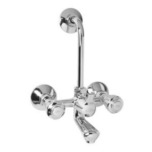 Wall Mixer 2-in-1 with Crutch/Bend FOAM FLOW (with Cartridge System) - Mini Deluxe