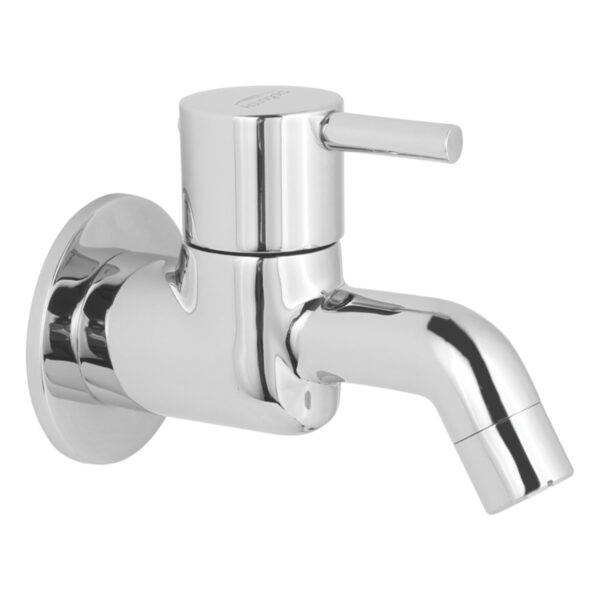 Long Nose Bib Cock FOAM FLOW with Wall Flange - Eternal