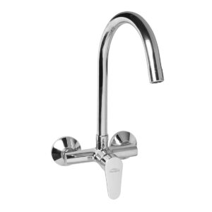 Wall Mounted Single Lever Sink Mixer (35mm Cartridge) - Amara
