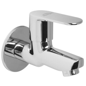 Short Bib Cock FOAM FLOW with Wall Flange - Aura