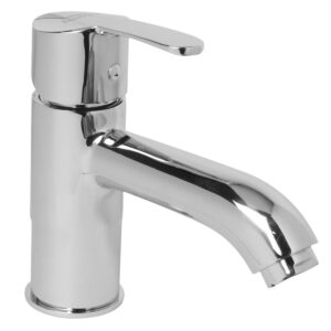 Basin Mixer Single Lever FOAM FLOW with 600mm Long Braided Hoses - Project