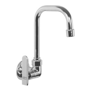 Sink Tap FOAM FLOW with Wall Flange - Sleek