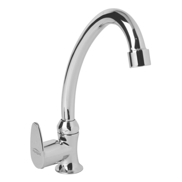 Swan Neck Pillar Cock FOAM FLOW (Brass Pipe Spout) - Glow