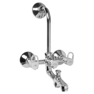 Wall Mixer 2-in-1 with Crutch/Bend FOAM FLOW (with Cartridge System) - Wave