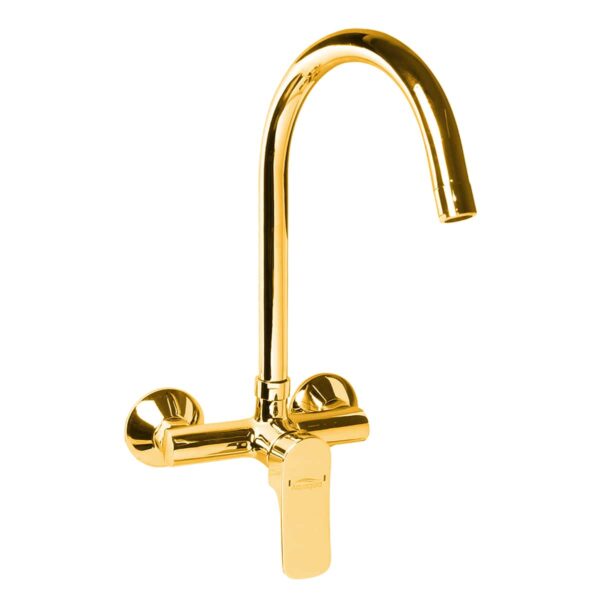Wall Mounted Single Lever Sink Mixer (35mm Cartridge) - Noor