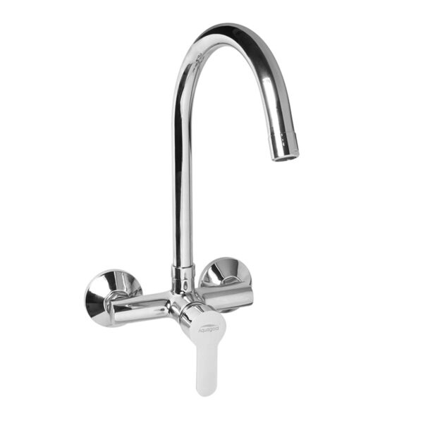 Wall Mounted Single Lever Sink Mixer (35mm Cartridge) - Divine