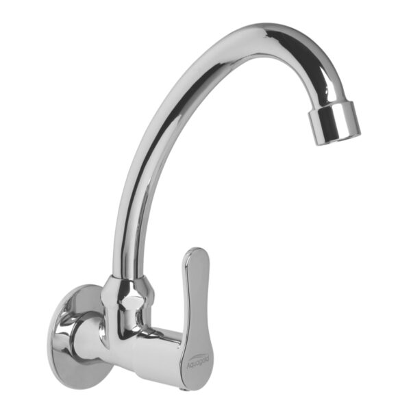 Sink Tap FOAM FLOW with Wall Flange (C-Type Spout) - Antique