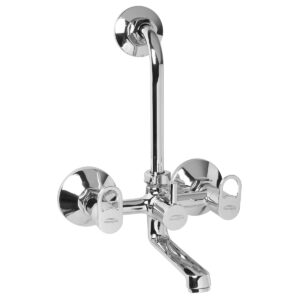 Wall Mixer 3-in-1 with Bend FOAM FLOW (with Cartridge System) - Wave