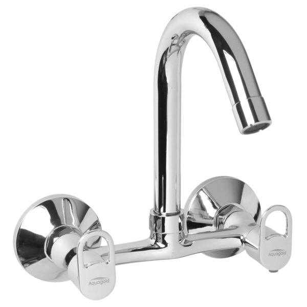 Sink Mixer Foam Flow with J-Spout (SS) - Wave