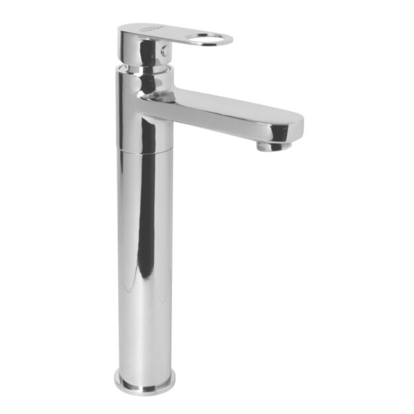 Basin Mixer Single Lever 12" FOAM FLOW with 600mm Long Braided Hoses - Prime