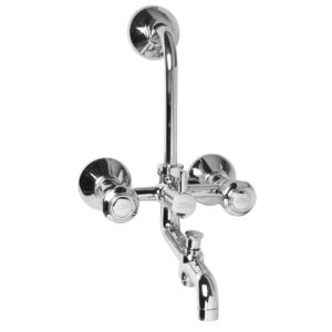 Wall Mixer 3-in-1 with Bend FOAM FLOW (with Cartridge System) - Cloud