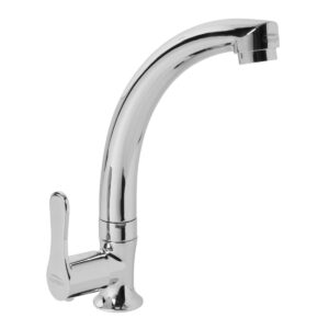 Swan Neck Pillar Cock FOAM FLOW (C-Type Spout) - Antique