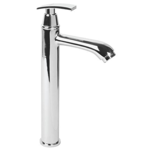Basin Mixer Single Lever 12" FOAM FLOW with 600mm Long Braided Hoses - Evara