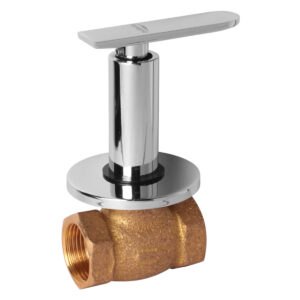 Flush Cock 25mm,1" with Sliding Wall Flange - Sleek