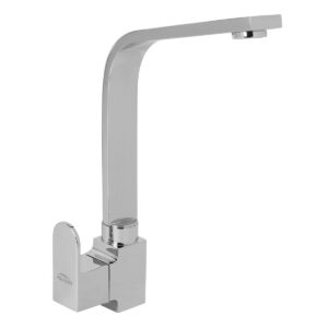 Swan Neck Pillar Cock Foam Flow with Base Flange - Adore