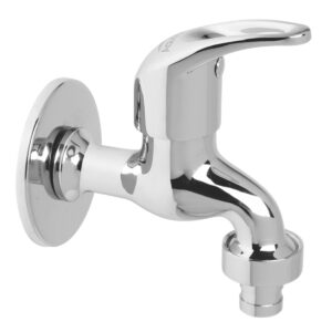 Washing Machine Bib Cock with Wall Flange - Leeva