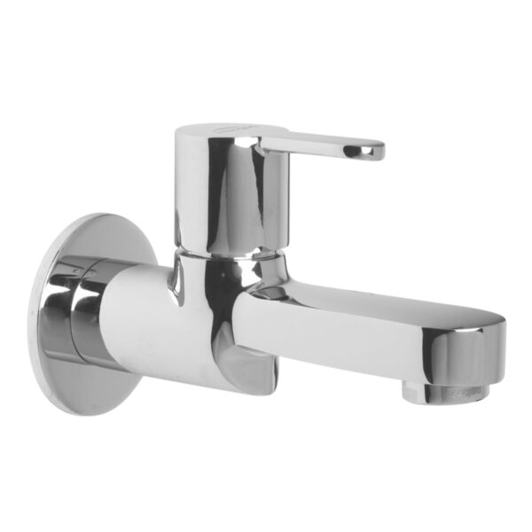 Long Nose Bib Cock FOAM FLOW with Wall Flange - Divine