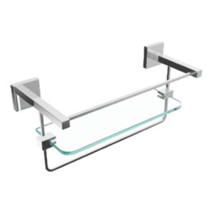 Glass Shelf with Napkin Holder - CUBIX SS304