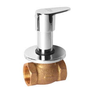 Flush Cock 25mm,1" with Sliding Wall Flange - Glow