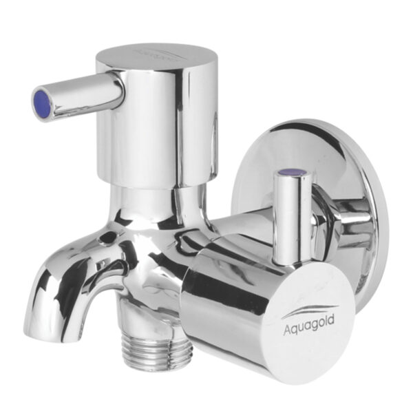Two Way Tap (Double Handle) - Shine