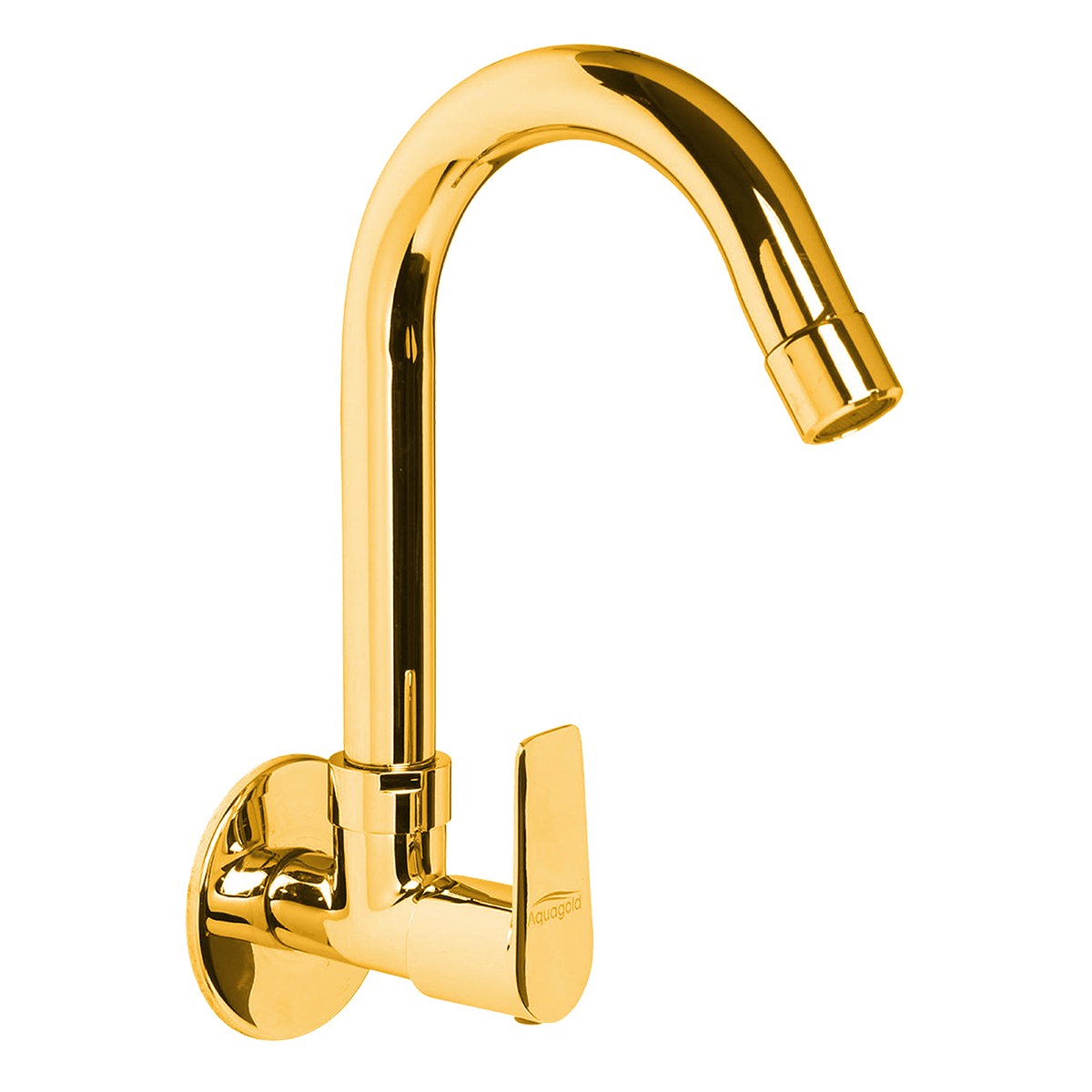 Sink Tap Foam Flow with wall flange and J-Spout (SS) - Vogue