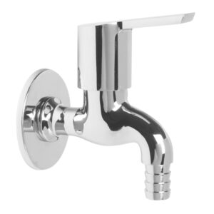 Nozzle Short Bib Cock with Wall Flange - Elegant