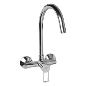 Wall Mounted Single Lever Sink Mixer (35mm Cartridge) - Aarvi
