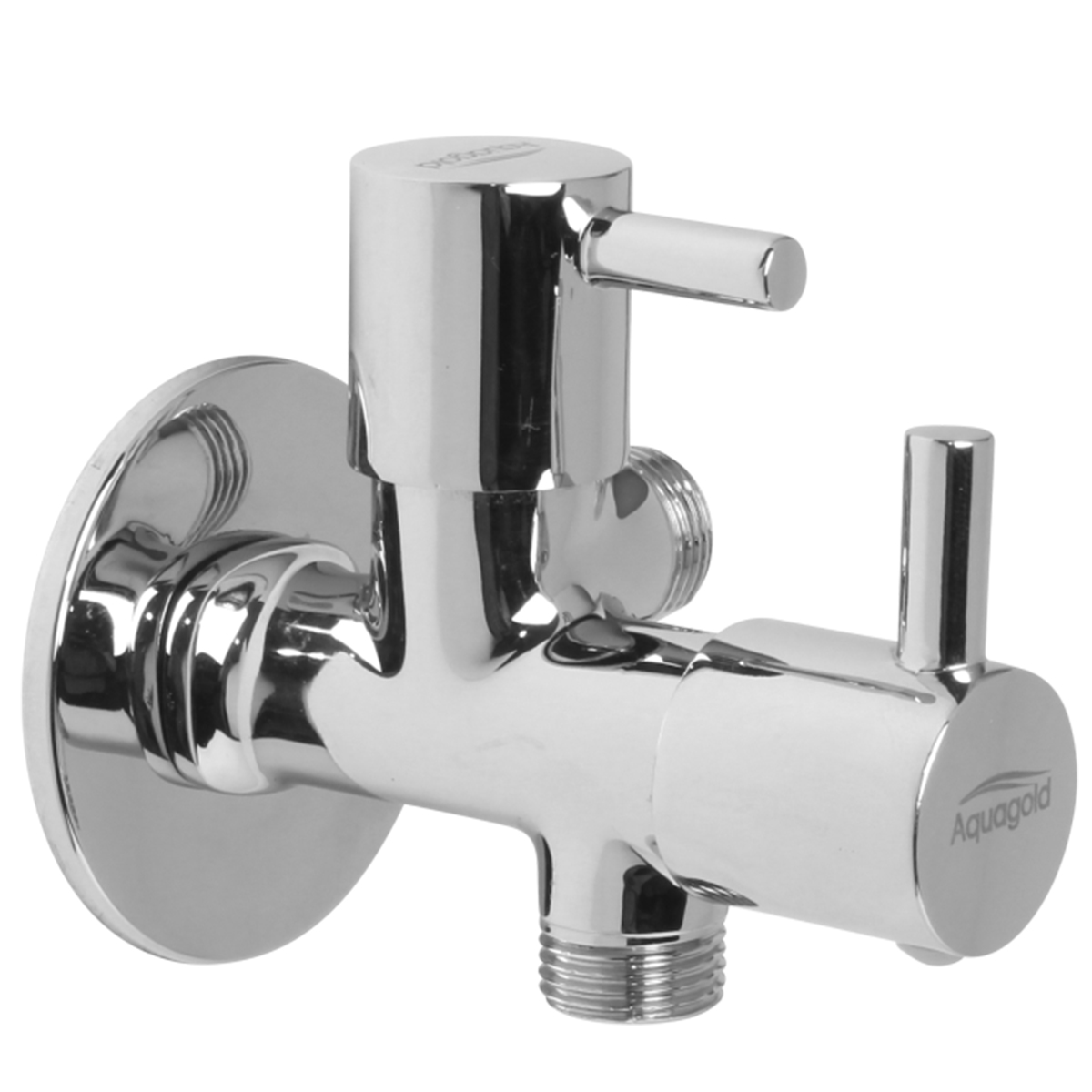 Two Way Angle Valve - Shine 1 Aqua gold Two Way Angle Valve - Shine