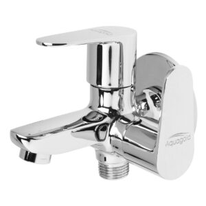 Two Way Tap Foam Flow with Wall Flange (Double Handle) - Amara