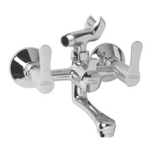 Wall Mixer 2-in-1 with Crutch/Bend FOAM FLOW (with Cartridge System) - Antique