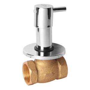 Flush Cock 25mm,1" with Sliding Wall Flange - Shine
