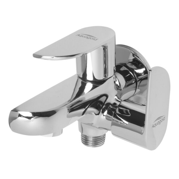 Two Way Tap Foam Flow with Wall Flange (Double Handle) - Exotic