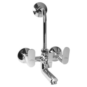 Wall Mixer 2-in-1 with Crutch/Bend FOAM FLOW (with Cartridge System) - Aura