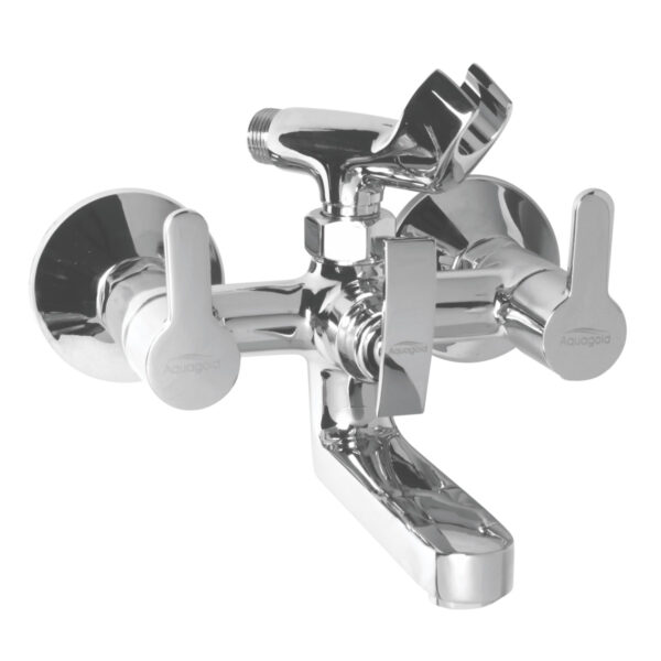 Wall Mixer 2-in-1 with Crutch/Bend FOAM FLOW (with Cartridge System) - Divine