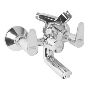 Wall Mixer 2-in-1 with Crutch/Bend FOAM FLOW (with Cartridge System) - Amara