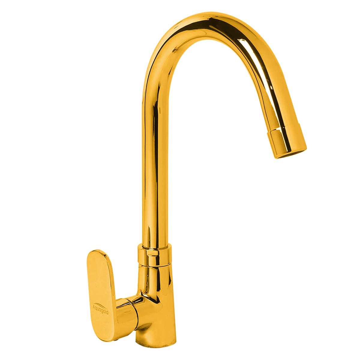 Swan Neck Pillar Cock with Base Flange (Uplift System) - Up-Lift Range