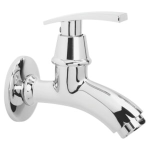 Short Bib Cock FOAM FLOW with Wall Flange - Evara