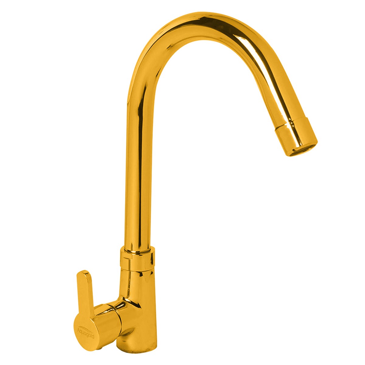Swan Neck Pillar Cock with Base Flange (Uplift System) - Up-Lift Range