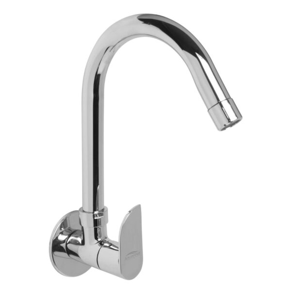 Sink Tap Foam Flow with wall flange and Long Spout (SS) - Exotic