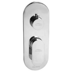 Exposed Set for Aquamix 3-Outlet High Flow Divertor- Aura