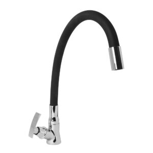 Swan Neck Pillar Cock Foam Flow with Flexible Spout (SF) - Evara