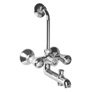 Wall Mixer 3-in-1 with Bend FOAM FLOW (with Cartridge System) - Fine