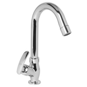 Swan Neck Pillar Cock Foam flow with J-Spout (SS) - X-lent