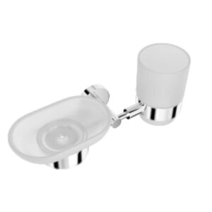 Soap Dish + Tooth Brush Holder - CONTI SS304
