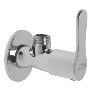 Angle Valve with Wall Flange - Antique