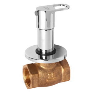 Flush Cock 25mm,1" with Sliding Wall Flange - Wave
