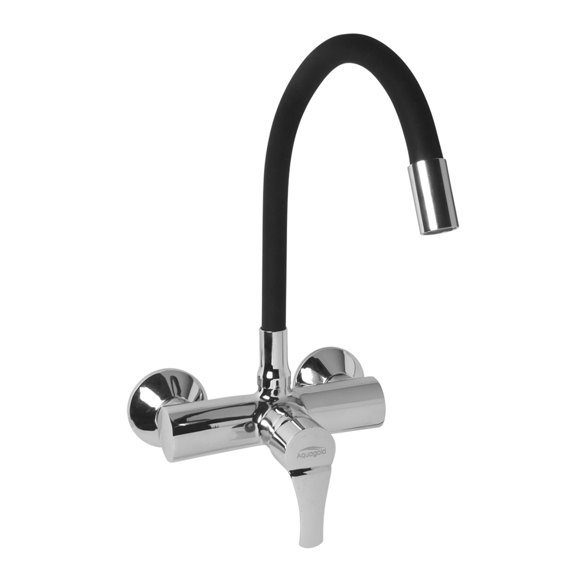 Single Lever Sink Mixer with Flexible Spout (SF) - Riviera 1 Aqua gold Single Lever Sink Mixer with Flexible Spout (SF) - Riviera