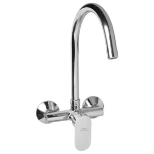 Wall Mounted Single Lever Sink Mixer (35mm Cartridge) - Aura
